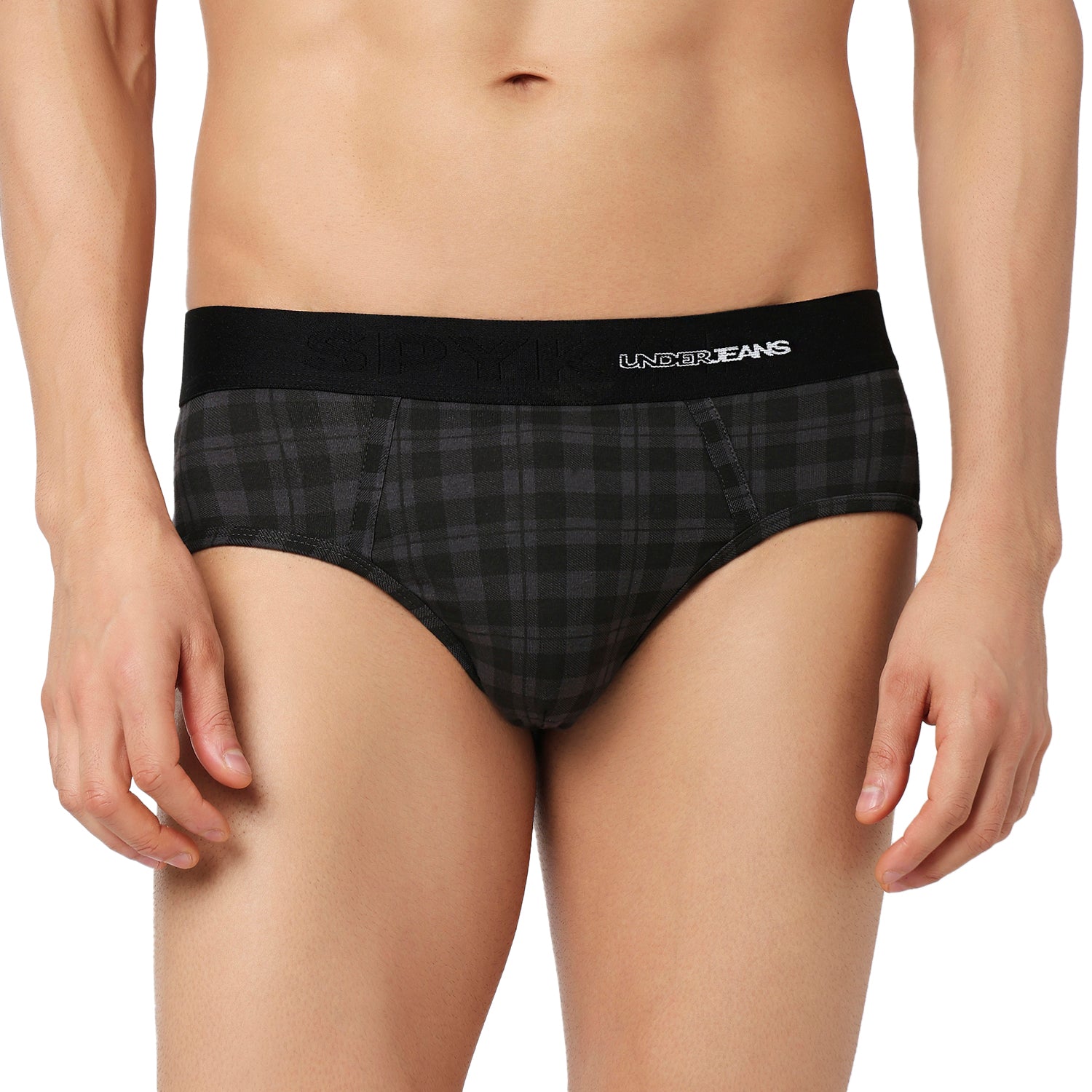 Underjeans Pack Of 3 Cotton Blend Mid-Rise Briefs