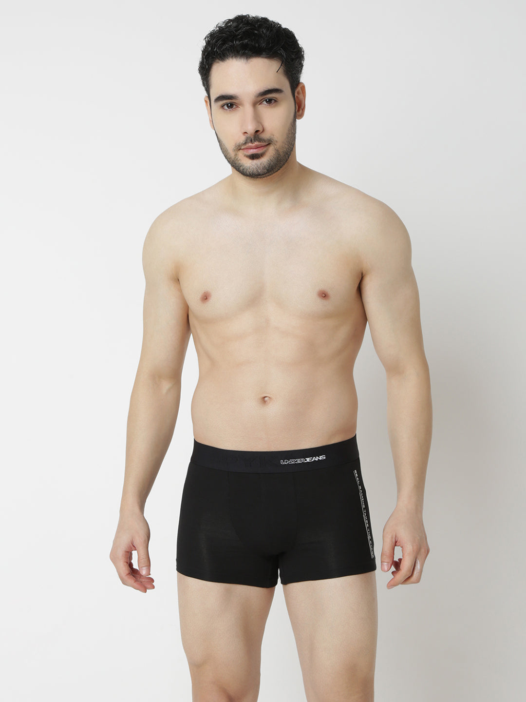 Underjeans Black Regular Fit Trunk