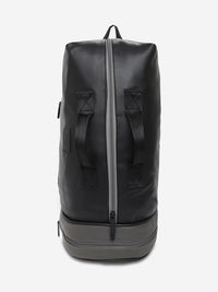Unisex Black And Grey Backpack