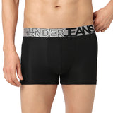 Underjeans Pack Of 3 Cotton Blend Solid Mid-Rise Trunks