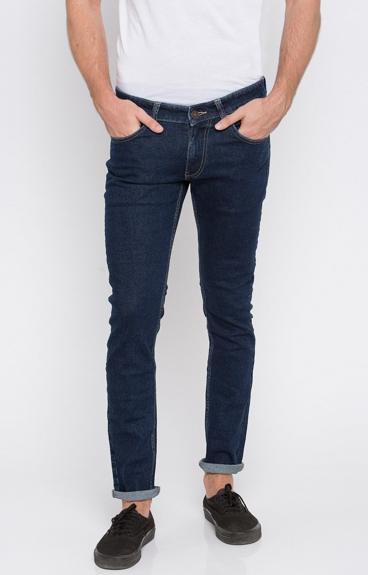 Spykar Men Cotton Low-Rise Skinny Jeans