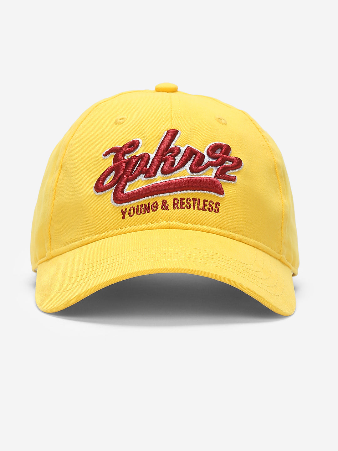 Men Yellow Solid Cap