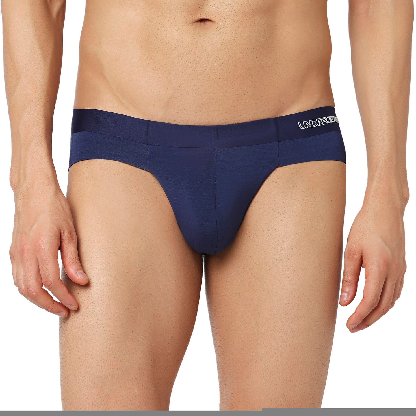 Underjeans Navy Blue Modal Blend Brief