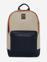 Unisex Navy Blue Polyester Backpack