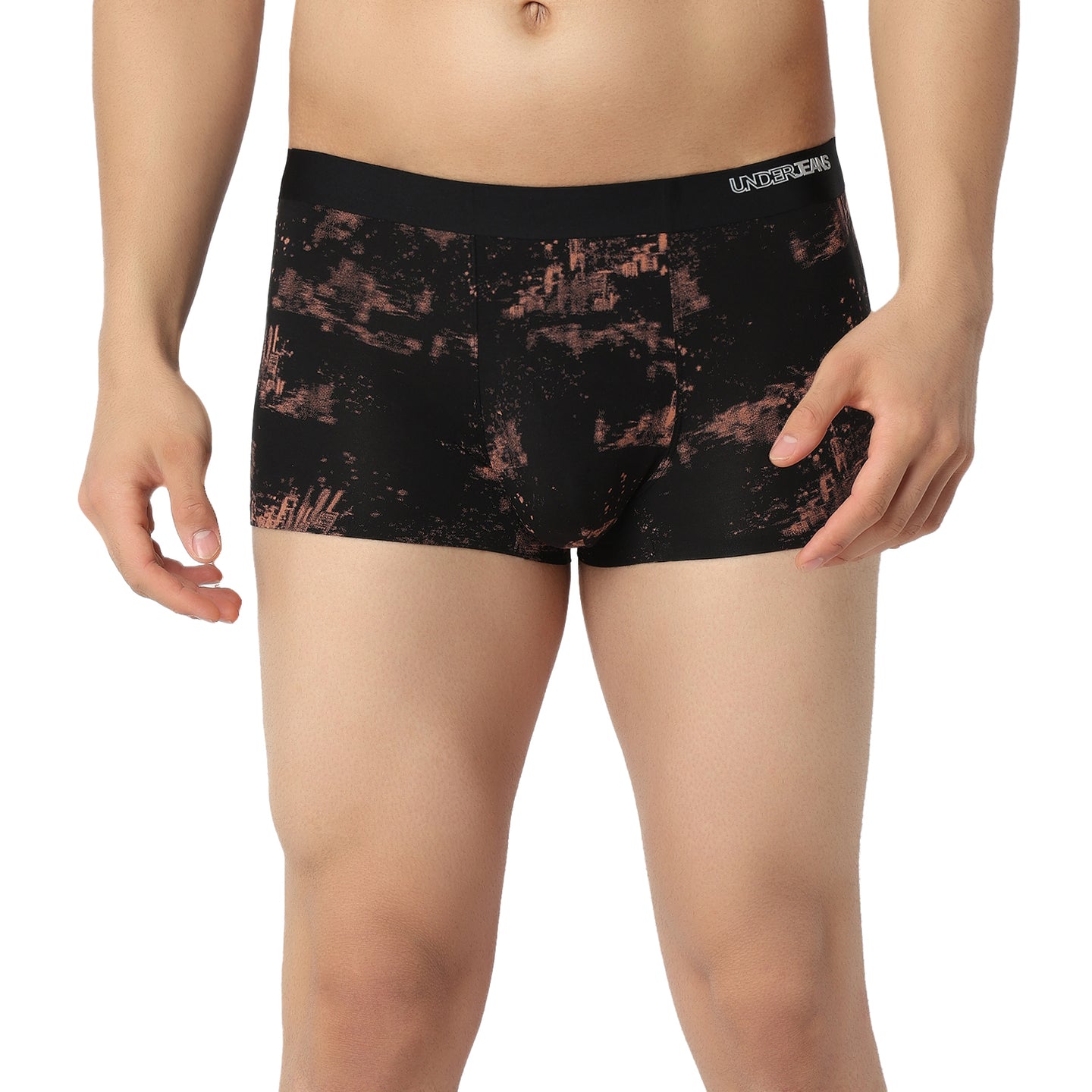 Underjeans Black Rust Regular Fit Ultrasoft Trunk