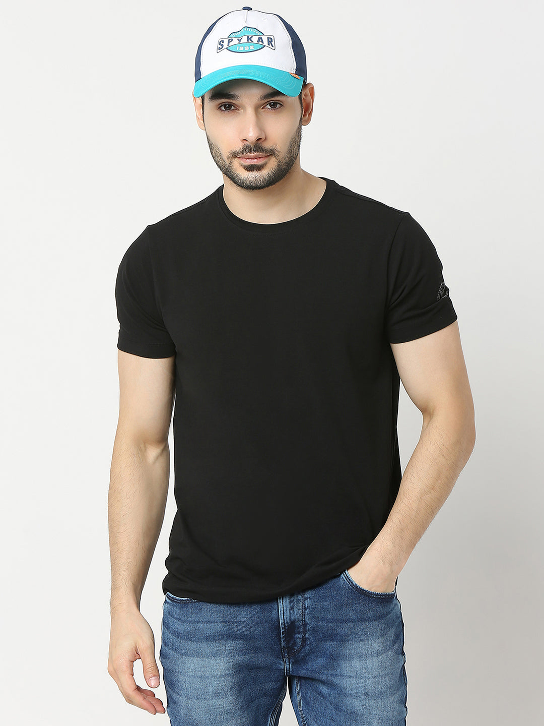 Men Multi Color Solid Cap