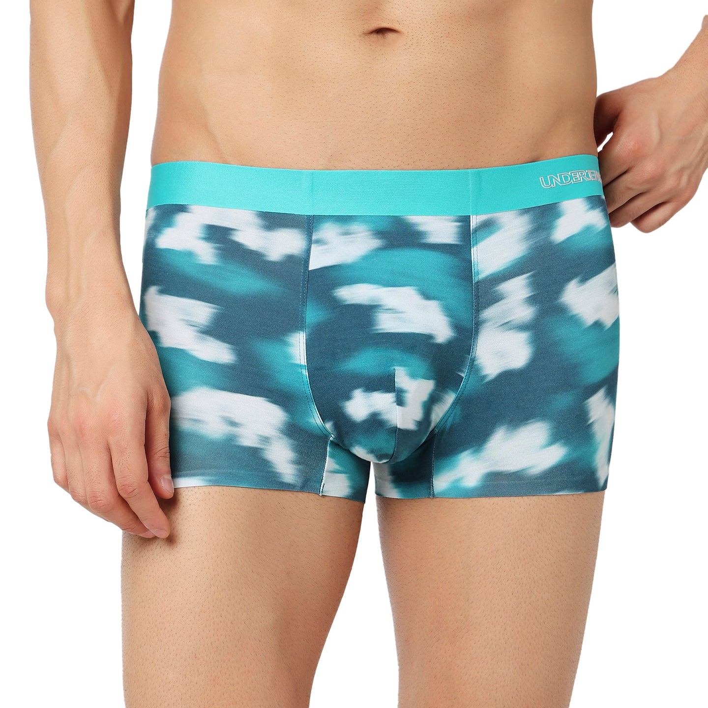 Underjeans Teal Blue Modal Blend Trunk