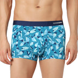 Underjeans Blue Nylon Blend Trunk