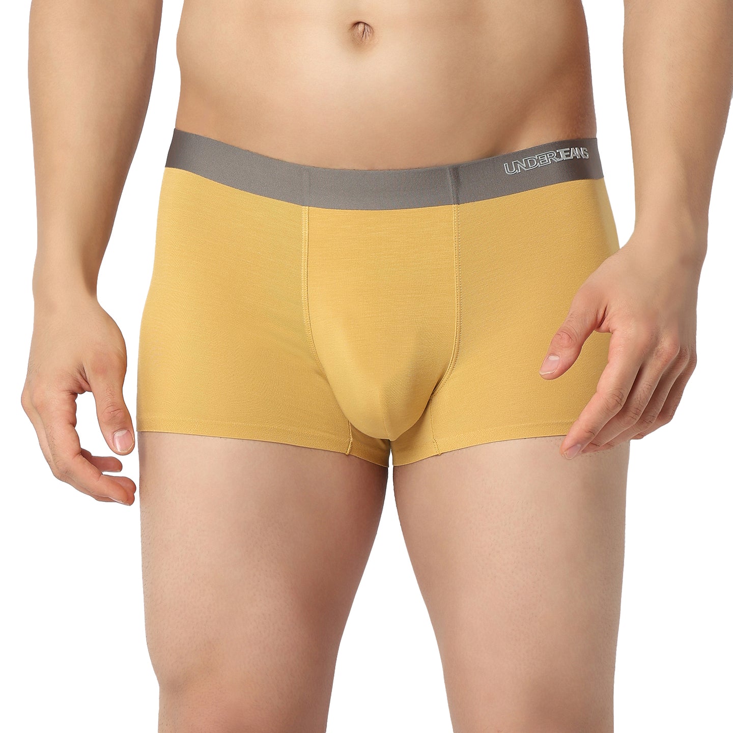Underjeans Yellow Regular Fit Ultrasoft Trunk