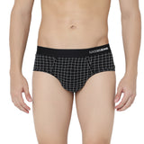 Underjeans Dark Grey Check Ultrasoft Brief