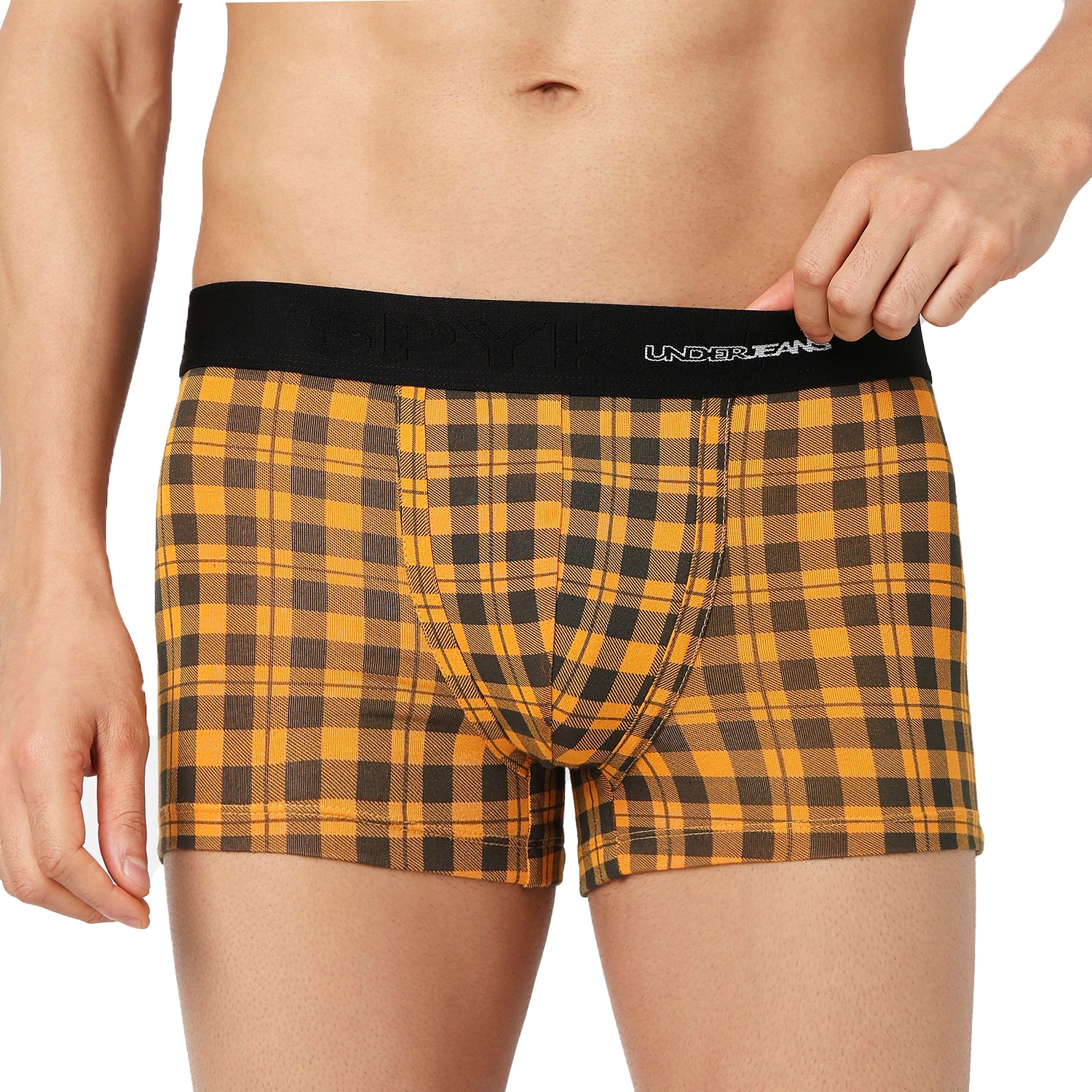 Underjeans Pack Of 3 Cotton Blend Mid-Rise Trunks