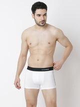 Underjeans White Regular Fit Trunk