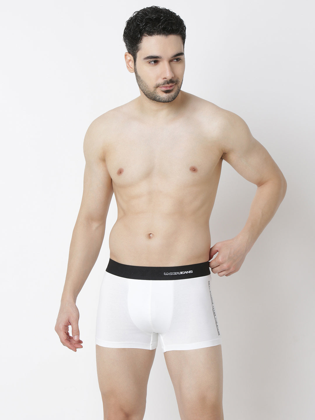 Underjeans White Regular Fit Trunk