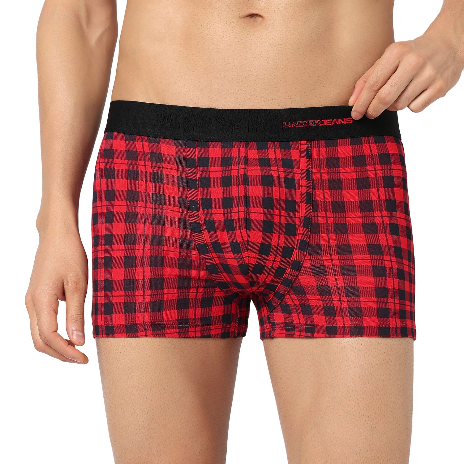 Underjeans Pack Of 3 Cotton Blend Mid-Rise Trunks