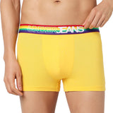Underjeans Pack Of 2 Cotton Blend Solid Mid-Rise Trunks