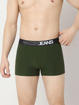 Underjeans Pack Of 2 Dark Grey & Olive Trunk
