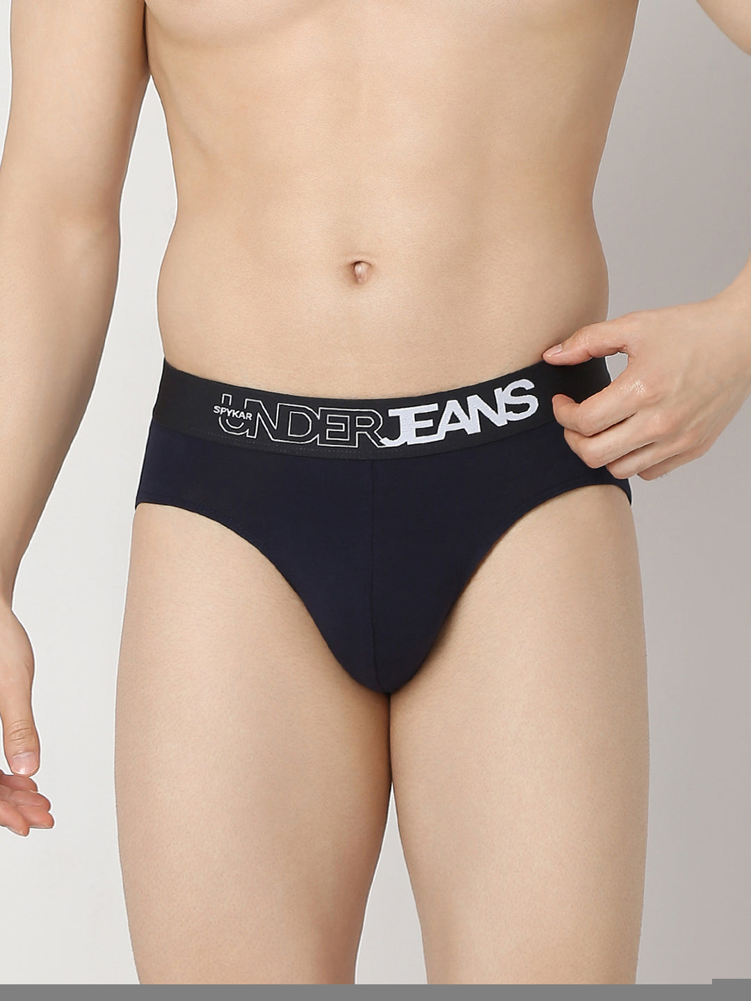 Underjeans by Spykar DK Grey & Navy Brief