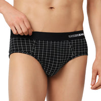 Underjeans Pack Of 2 Cotton Blend Print Mid-Rise Briefs