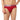 Underjeans Red Cotton Blend Brief