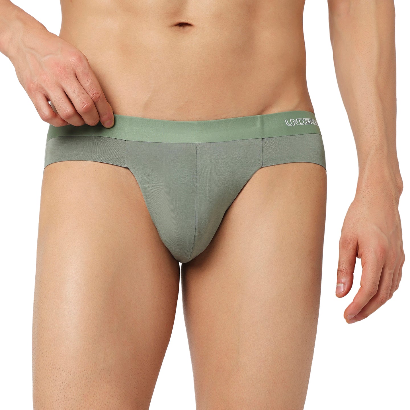 Underjeans Olive Modal Blend Brief