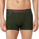 Underjeans Pack Of 2 Cotton Blend Solid Mid-Rise Trunks
