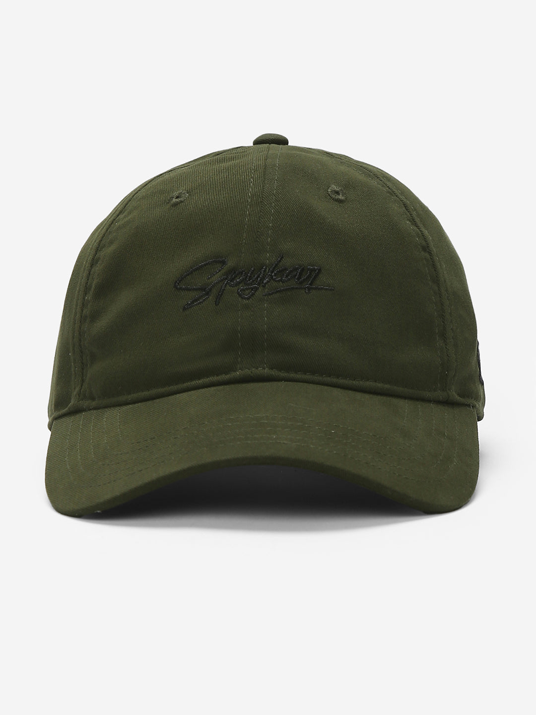 Men Olive Solid Cap
