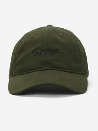 Men Olive Solid Cap