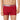 Underjeans Red Cotton Blend Trunk