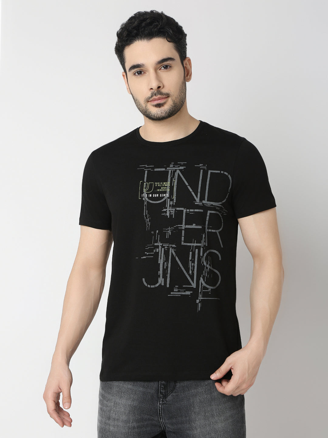 Underjeans T-Shirt Regular Fit Black