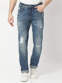 Men Nico Jeans Skinny Fit Blue Low Rise