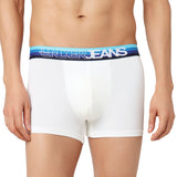 Underjeans Pack Of 2 Cotton Blend Solid Mid-Rise Trunks