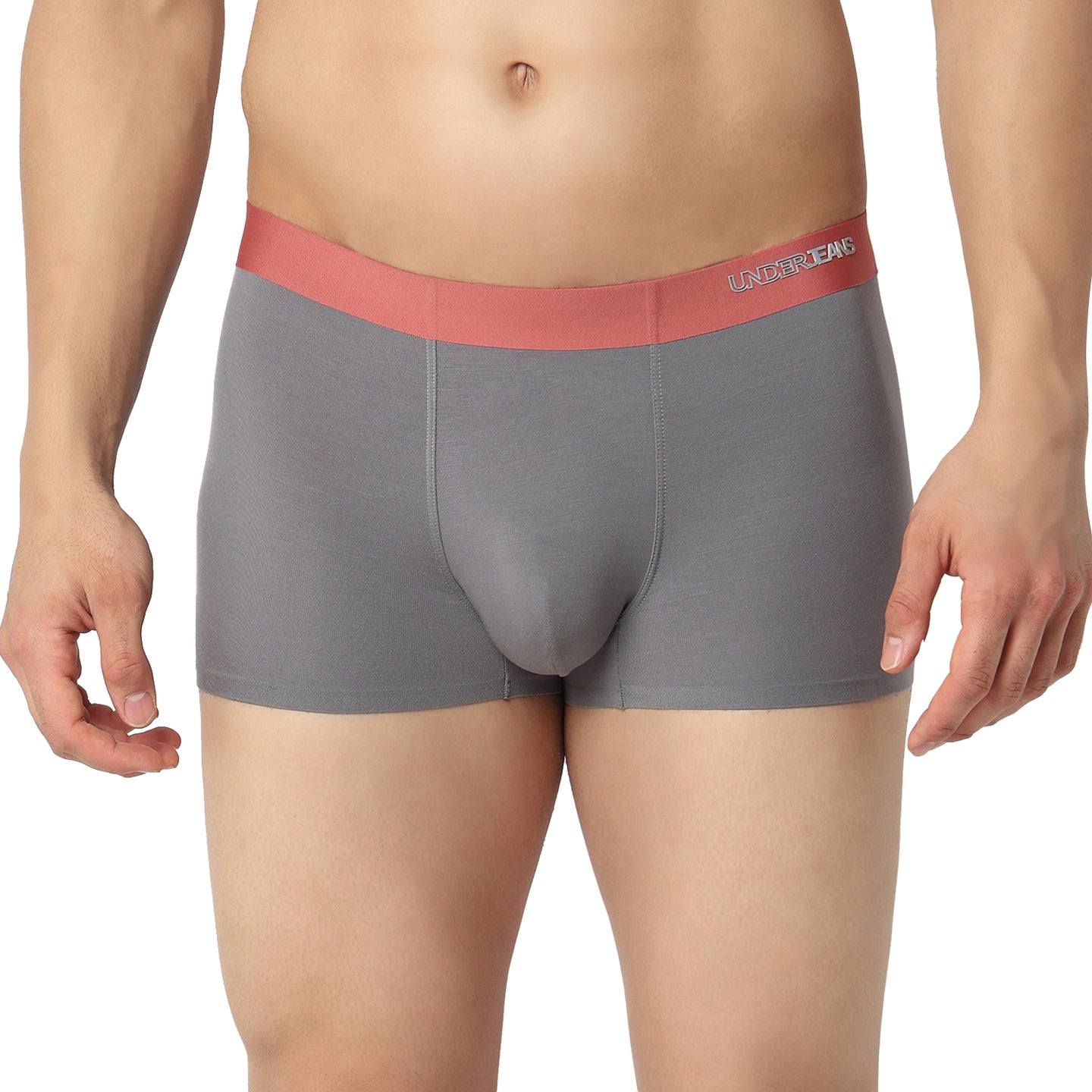 Underjeans Grey Regular Fit Ultrasoft Trunk