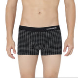 Underjeans Dark Grey Check Ultrasoft Trunk