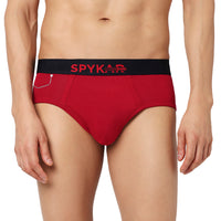 Underjeans Pack Of 2 Cotton Blend Solid Mid-Rise Briefs