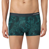 Underjeans Green Nylon Blend Trunk