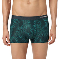 Underjeans Green Nylon Blend Trunk