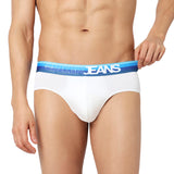 Underjeans Pack Of 2 Cotton Blend Solid Mid-Rise Briefs