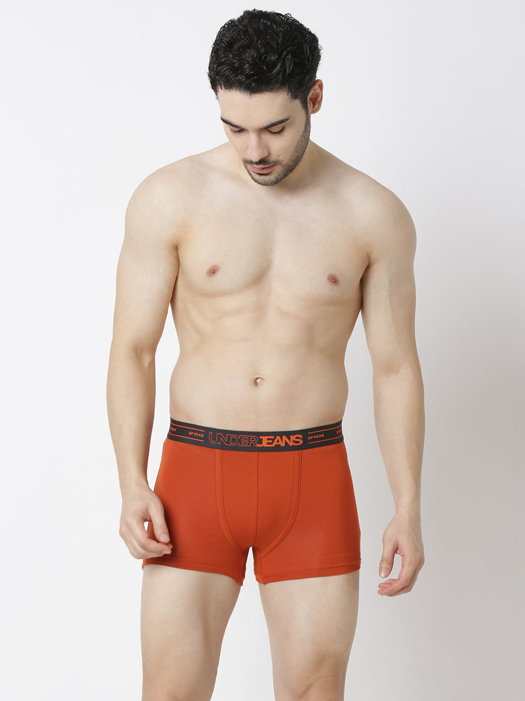 Underjeans By Spykar Men Premium Orange Trunk