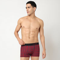 Underjeans Pack Of 2 Cotton Blend Mid-Rise Trunks