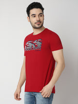 Underjeans T-Shirt Regular Fit Red