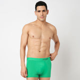 Underjeans Pack Of 3 Modal Blend Solid Mid-Rise Trunks