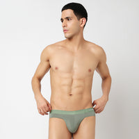Underjeans Olive Modal Blend Brief