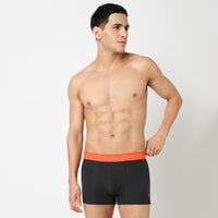 Underjeans Pack Of 2 Cotton Blend Solid Mid-Rise Trunks
