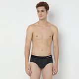 Underjeans Dark Grey Check Ultrasoft Brief