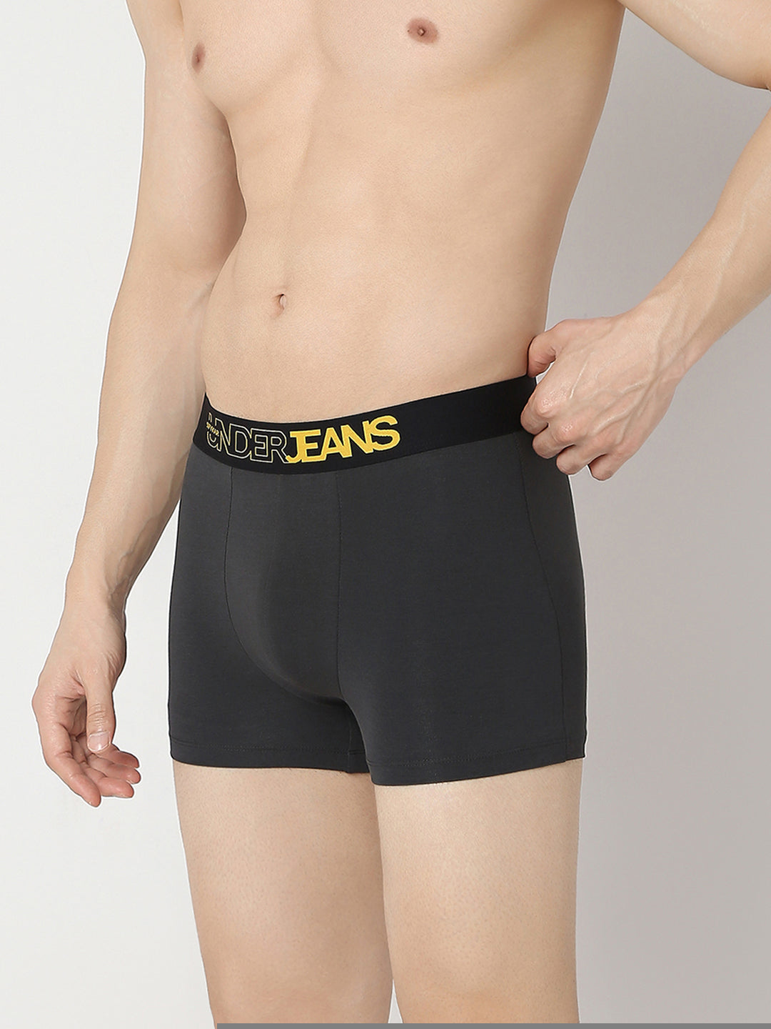 Underjeans Pack Of 2 Solid Regular Fit Trunks
