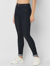 Women Emma Jeans Slim Fit Dark Blue High Rise