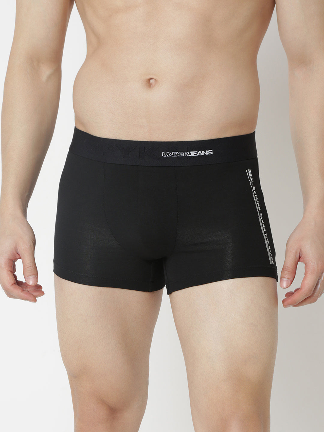 Underjeans Black Regular Fit Trunk