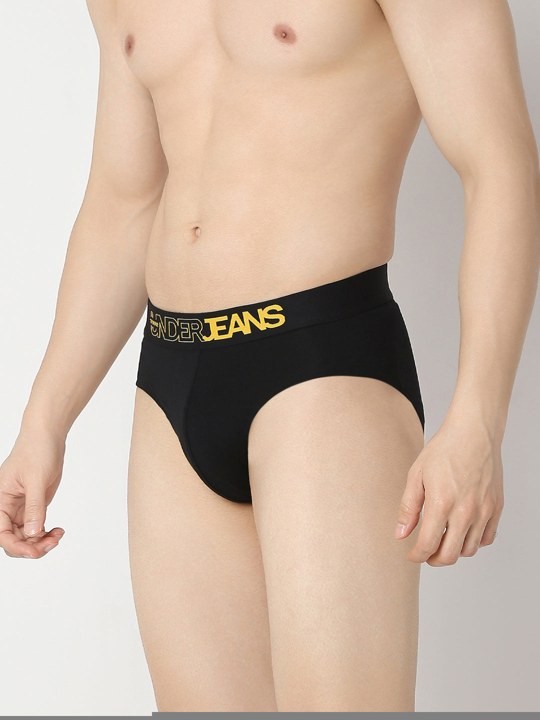 Underjeans Pack Of 2 Solid Regular Fit Briefs