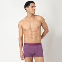 Underjeans Pack Of 3 Cotton Blend Solid Mid-Rise Trunks