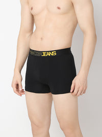 Underjeans Pack Of 2 Black & Maroon Trunk